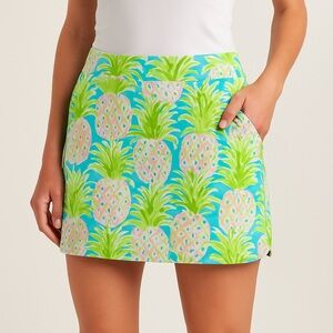 RLX Ralph Lauren Pineapple Print Skort – Size L with Pockets